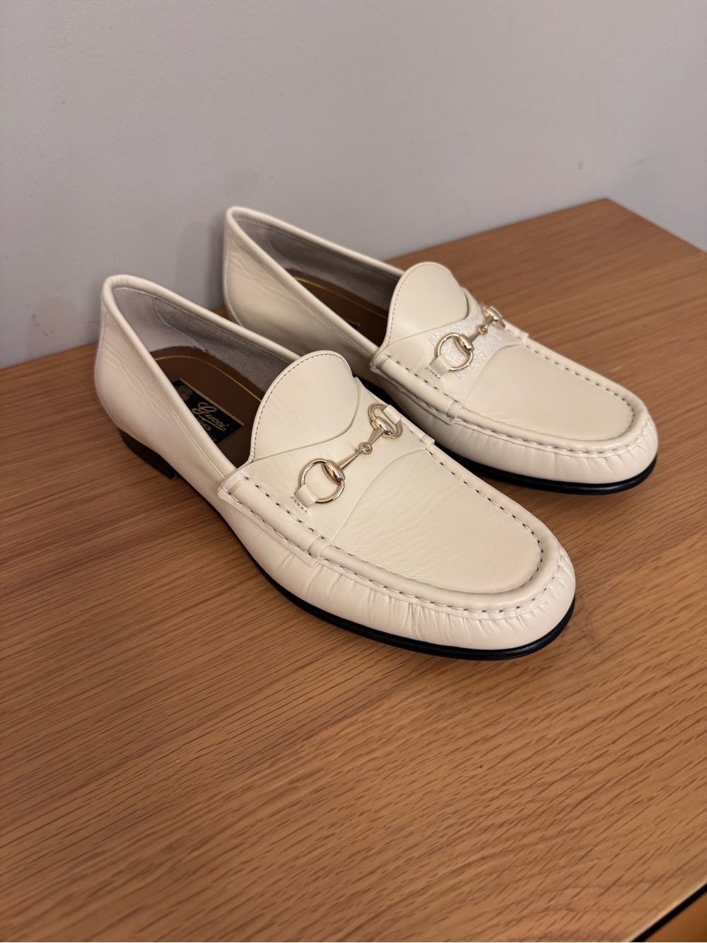 Gucci Betis Glam Leather Bit Loafers Sise 40 MRSP $1090